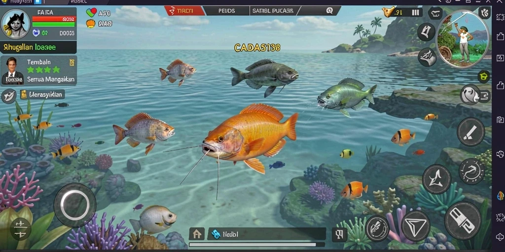 Tampilan gameplay Tembak Ikan yang mengasyikkan di CADAS138.