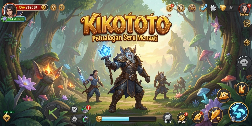 Tampilan gameplay seru dan menantang di KIKOTOTO.