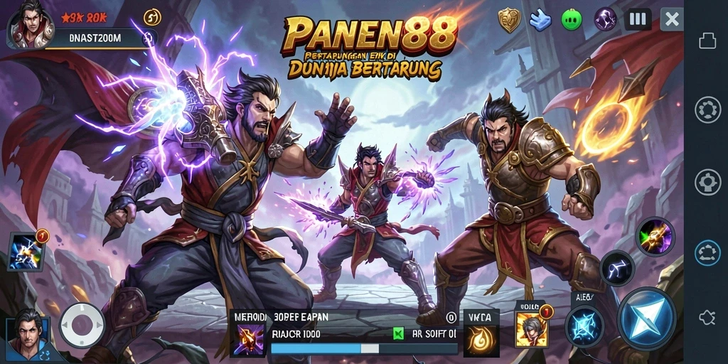 Tampilan gameplay Fighting PANEN88 yang memukau dan penuh aksi.