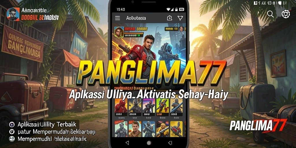 Tangkapan layar aplikasi PANGLIMA77 yang menunjukkan antarmuka pengguna yang intuitif.