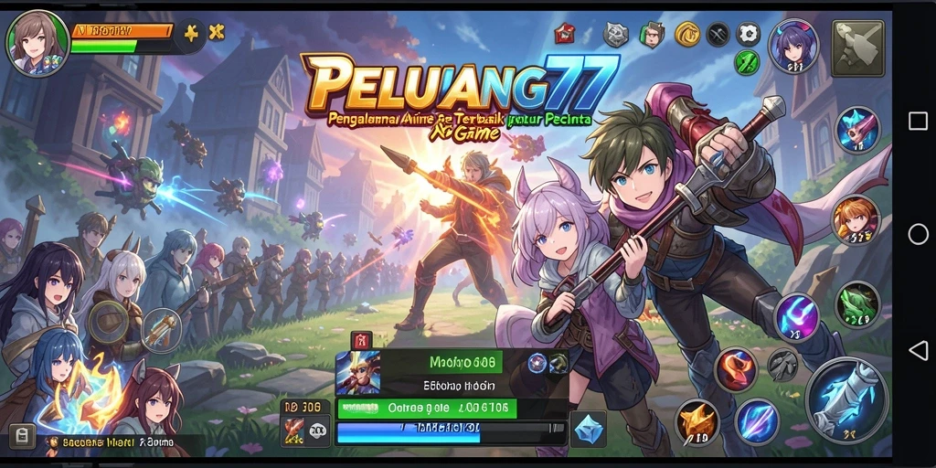 Tampilan gameplay yang memukau dalam PELUANG77.